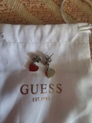 guess minđuše: Minđuše na šraf, Guess, Materijal: Biser — 1
