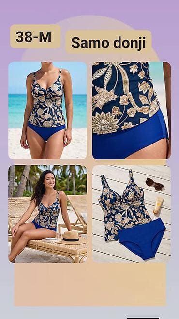 pantalone za plažu: Ženski donji deo kupaćeg kostima – veličina 38/M. - Model: klasičan — 1