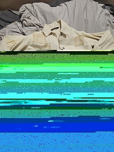 donji ves zrenjanin: ZARA teksas jakna/šaket u krem-bež boji. Model sa klasičnim kragnom i — 1