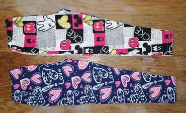 decije velicine po godinama: Helanke velicina 6, svaka slika po 1500din, radimo ih i u drugim — 12