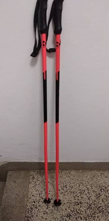 stapovi za pecanje kupujemprodajem: Ski stapovi Fischer, (duzina 130 cm)malo izgrebani,razlicite krplje — 1