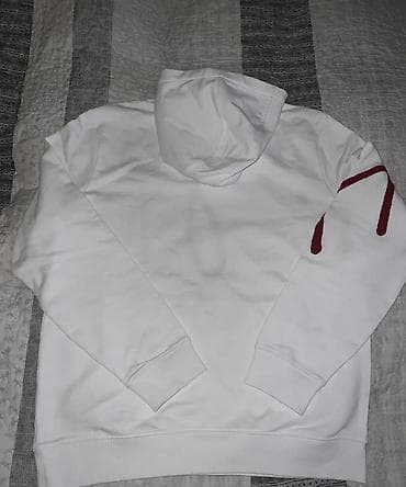 fred perry majice: HUGO Mens Dokapi Cotton-Terry Hoodie with Oversized Logo vel. XL NOVO — 4