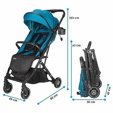 cam kolica kisobran: Coccolle Kišobran Kolica Alla – Plava (SKU: 1) Kompaktna kolica koja — 8