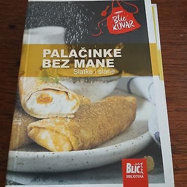 Knjiga “Palačinke bez mane – slatke i slane” (Blic Kuvar, Blic