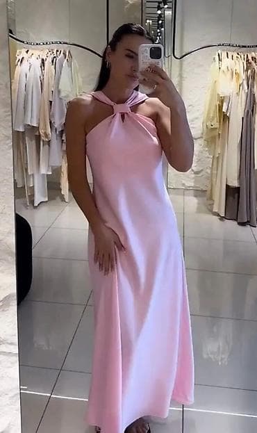 Wedding Clothes & Accessories: Elegantna maxi haljina sa čvor-rupicom na dekolteu - Model: duga — 2