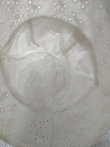 svilena kapa za spavanje dm: Šeširić za devojčice ❤ Veličina 52 cm čist pamuk Kupljen u Aksi. Cena — 2