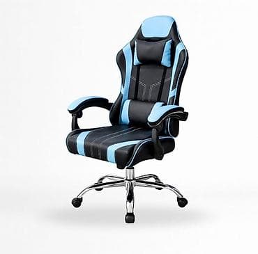 providne stolice cena: Gaming / radna stolica – Crno plava Šifra proizvoda: 1 Ergonomska — 2