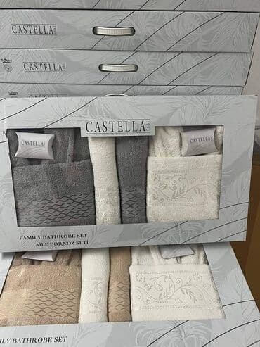 FAMILY BATHROB SET, Pamucni Turski set bade mantila sadrzi: 2 bade