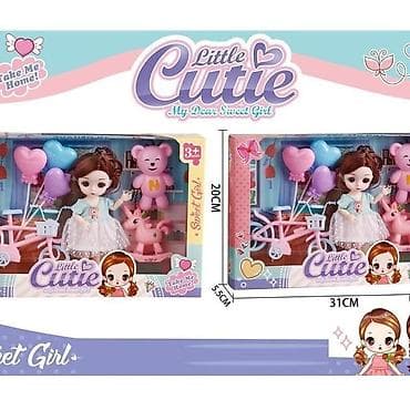 Lutka sa biciklom – set „Little Cutie: My Dear Sweet Girl“ Šifra