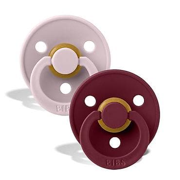 karolina goceva deca: BIBS varalice Pink Plum & Elderberry, 0–6 m (pakovanje 2 kom) — 1