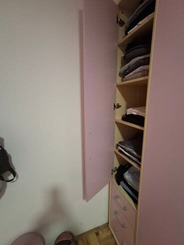 paket garderobe za devojcice: Ovaj dečiji ormar u roze boji sa tri krila i tri fioke pruža — 3