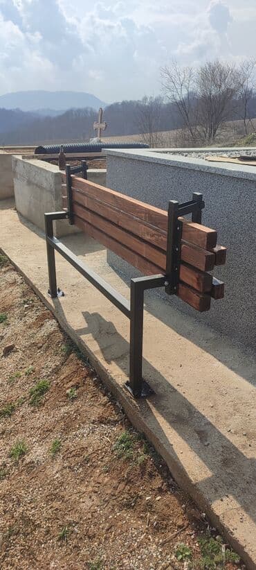 forma ideale ugaone garniture sa zicanim jezgrom: Bench, Metal, color - Black, New — 3