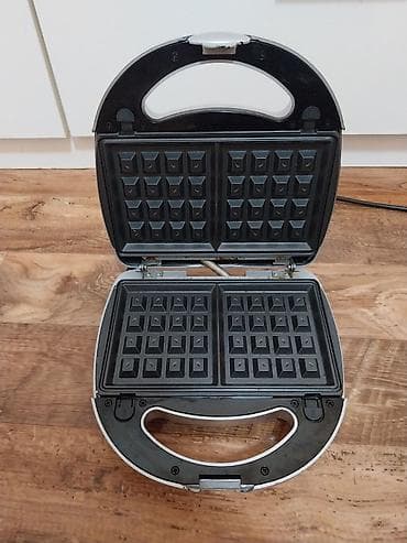 aparat za vafle na stapicu: Aparat za vafle MIA - Dvostruka ploča za pečenje: peče dva velika — 1