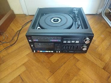 iphone polovni: Stari retro madio sa gramofonom i kasetom.Nema poklopac,ruka sa iglom — 5