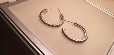 guess minđuše: Hoop earrings, Esprit, Material: Silver — 1