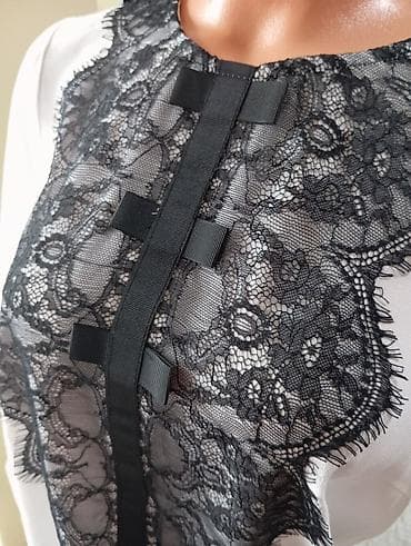 yellow cab cipele: Elegantna ženska bluza VOGELI.Poluobim 50 cm,duzina 66cm - Boja: bela — 3