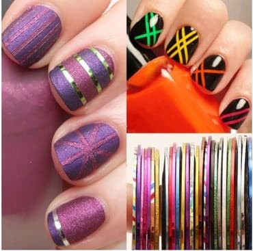 Suplementi: Trakice za dekoraciju nokta u raznim bojama 
Cena za komad 50din — 1