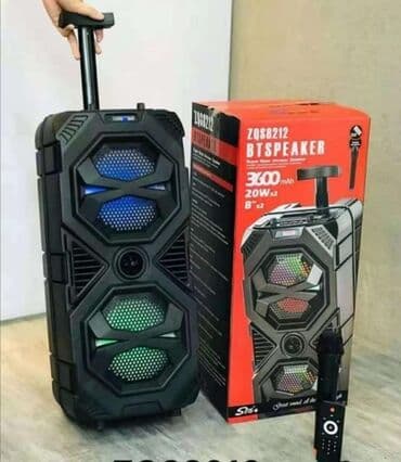 radio na solarno punjenje: Prenosni blutut laraoke zvučnik sa bežičnim mikrofonom. Cena : 9000din — 1