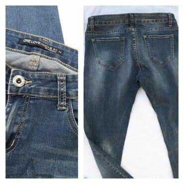 pantalone elipsa: Nove One Love M Nove Prelepe sa aplikacijom u obliku zvezde,skroz — 2