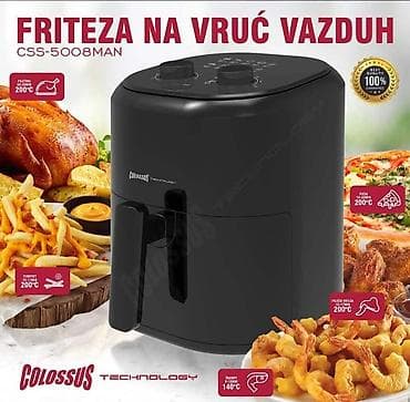 Friteza na vruć vazduh Colossus Technology CSS-5008MAN - Tip: friteza