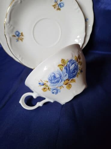 porcelanske solje za caj: Porcelanski set,vintaz winterling Bavaria. Set je perfektan. sve — 10
