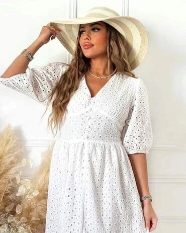 boho stil boho haljine prodaja: Prelepa haljina od pamuka za naše dame sa stilom 
Cena: 3500 din! — 1