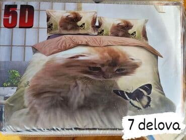 Posteljine matirani satenski pamuk Set sadrzi 7 delova: Cena: 3200 din