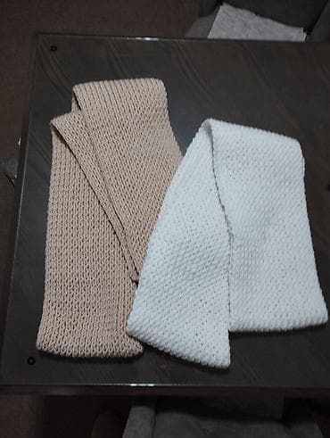 max mara kaput: Šalovi novi 2 kom za 1500din, ručno pleteni, dupli. 200x20cm. Može i — 10