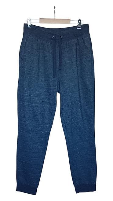 Ženska trenerka – tamnoplave melirane jogger pantalone, veličina xl