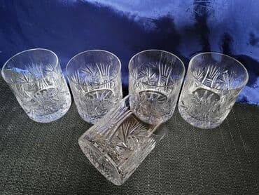 case za zestoko pice: Case kristal,rucni rad za zestoko pice iz 70ih. Case bez — 5
