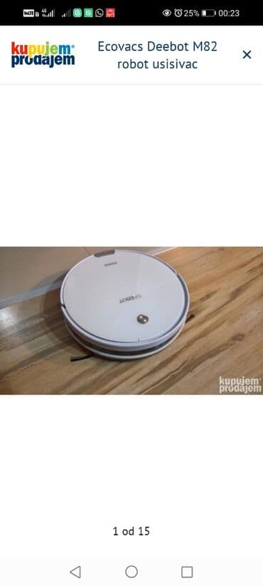usisivac i parocistac 2 u 1: Ecovacs Deebot M82 robot usisivac Informacije Slanje Brzom postom — 1