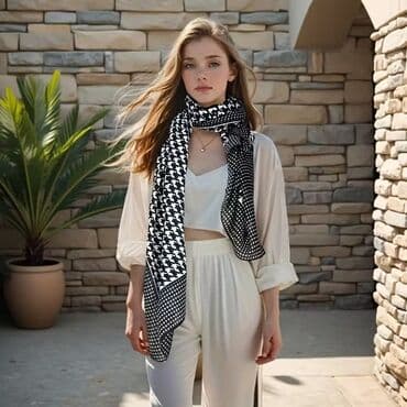 kaput: Ženski šal Dimenzije 178x73cm Cena 1600din Poručuje se,isporuka za — 15