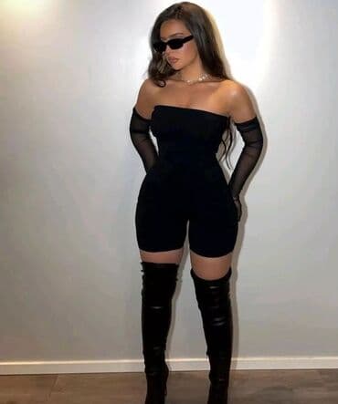 Kombinzon top sa elastinom. Crna,roza,pink,borda,zuta,tamnk