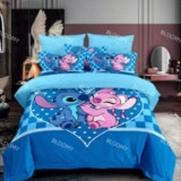 posteljina koja se ne pegla: Unesite magiju omiljenog junaka u dečiju sobu uz 3D Posteljinu Stitch — 1