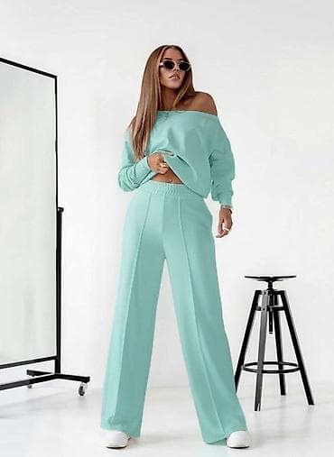 Beauty & Care: Top komplet – dukserica + pantalone širokih nogavica — 5