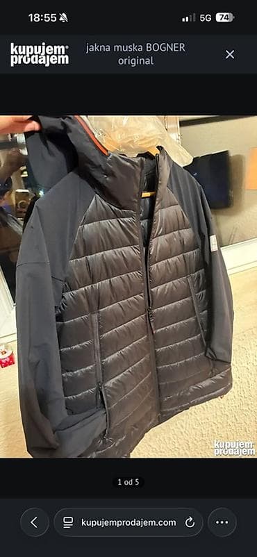 flaster za nokte: Muška jakna Bogner – original - Model: lagana puffer-jakna sa — 2