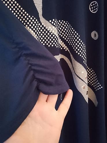 waikiki helanke: Tunika/bluza sa 3/4 rukavima – tamnoplava - Dizajn: apstraktni print — 2