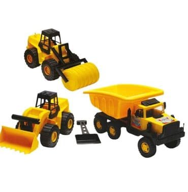 igracka lusi: Bager, valjak i kamion Triple Construction - Cena 2750 din Savršena — 1