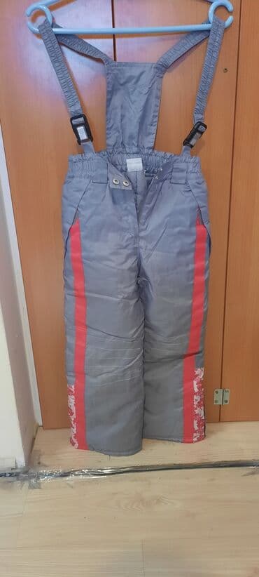 karirane sive pantalone: Accessorize, 110-116, bоја - Siva — 1