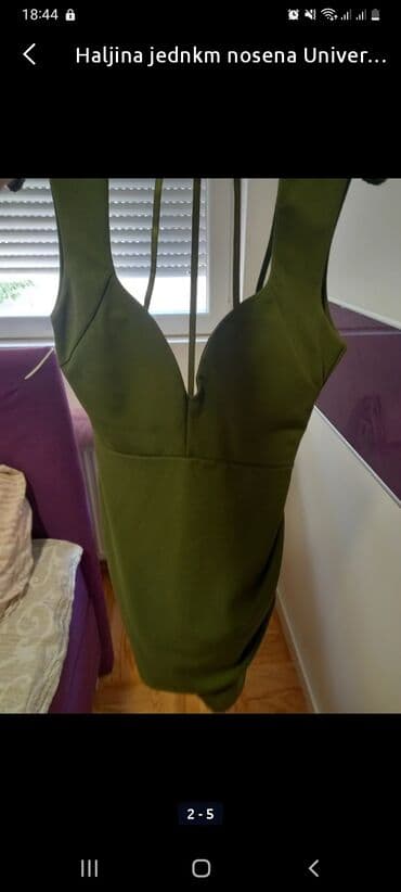 crop top h m: M, color - Khaki, Cocktail, Without sleeves — 2