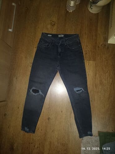 Suknje: Ženske skinny farmerke – tamno sivi/ugljen ton - Kroj: uske (skinny) — 2