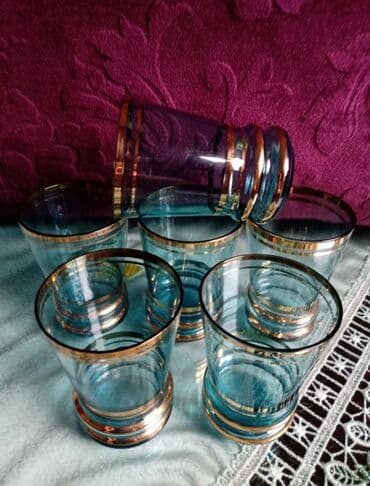nespresso soljice za kafu: Case nove Bohemija kristal iz 70ih. za zestoko pice. Komada. 6 — 15