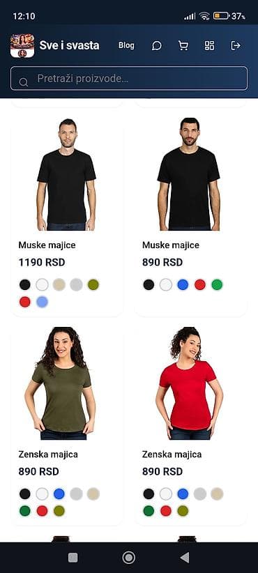 zenske markirane jakne: Pamučne majice – muške i ženske modeli - Tipovi: klasične kratke — 4