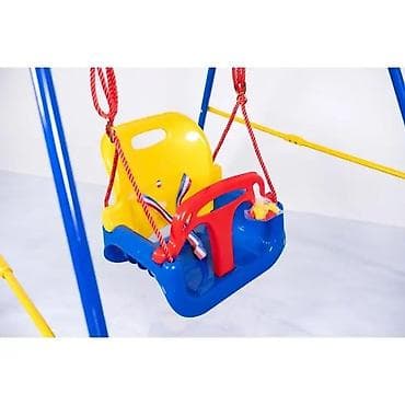 kosulje sa masnom: Dečija ljuljaška sa ramom i sedištem sa naslonom i sigurnosnom prečkom — 5