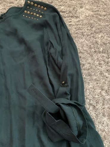 crop top c a: S (EU 36), M (EU 38), Single-colored, color - Green — 3
