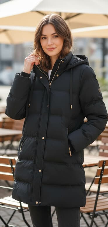 waikiki ženske zimske jakne: Zara, M, Jednobojni, Sa postavom — 1