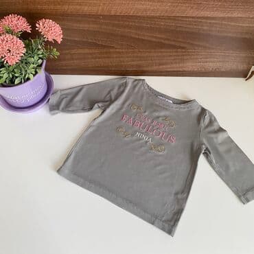 Bodiji i zeke za bebe: Preslatka Ninia majica-bluza za devojcice Nosena,ali u ok stanju,moze — 4