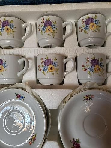 šolja sa grejačem: Soljice nove Zajecar porcelan iz 70ih.godina. Nove soljice,jedna — 3