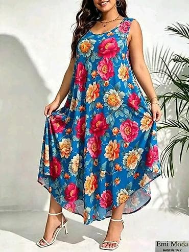 haljina vero modo: Letnja maxi haljina bez rukava – Emi Moda, Made in Italy - Kroj — 5