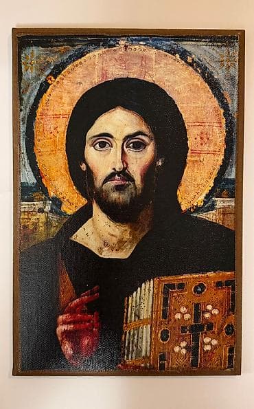 bela kuhinja: Pravoslavni devotionalni set - Ikona na drvetu: bogato kolorisana — 3